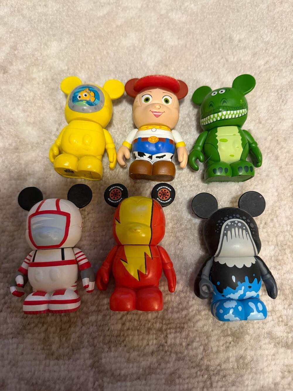 Disney Vinylmation 3" Figure Lot of 6